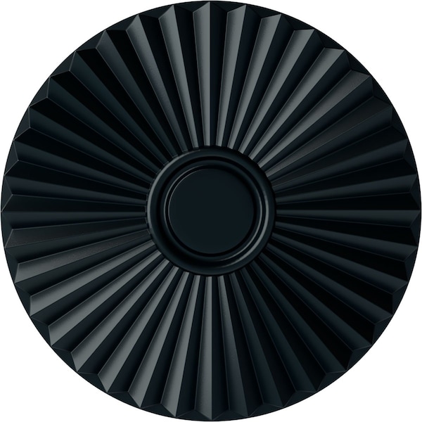 Ekena Millwork Shakuras Ceiling Medallion (For Canopies up to 5"), Hand-Painted Night Shade, 19 3/4"OD x 1 3/8"P CM20SHNSF - main